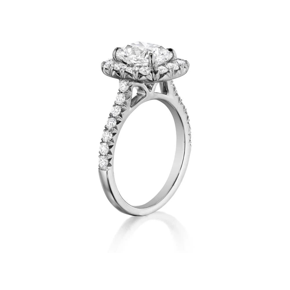 Henri Daussi Cushion Collection Diamond Ring Setting (0.70 CTW) 4 Henri Daussi Cushion Collection Diamond Ring Setting (0.70 CTW) - Image 2