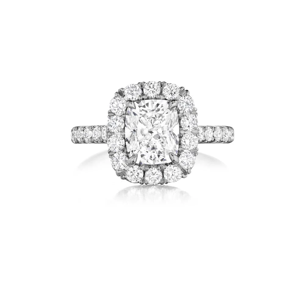 Henri Daussi Cushion Collection Diamond Ring Setting (0.70 CTW) 3 Henri Daussi Cushion Collection Diamond Ring Setting (0.70 CTW)