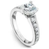Noam Carver White Gold Channel Set Diamond Engagement Ring Setting (0.40 CTW) 2 Noam Carver White Gold Channel Set Diamond Engagement Ring Setting (0.40 CTW) -DIAMOND JEWELRY SHOP b006 02a standing