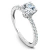 Noam Carver White Gold Diamond Engagement Ring Setting (0.34 CTW) 1 Noam Carver White Gold Diamond Engagement Ring Setting (0.34 CTW) -DIAMOND JEWELRY SHOP b022 01a