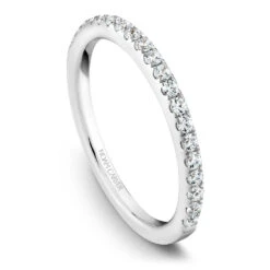Noam Carver White Gold 6-Prong Diamond Engagement Ring Setting (0.35 CTW) -DIAMOND JEWELRY SHOP b022 02b