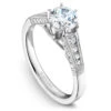 Noam Carver White Gold Vintage Diamond Engagement Ring Setting (0.32 CTW) -DIAMOND JEWELRY SHOP b061 01a