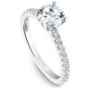 Noam Carver White Gold Diamond Engagement Ring Setting (0.31 CTW) 2 Noam Carver White Gold Diamond Engagement Ring Setting (0.31 CTW) -DIAMOND JEWELRY SHOP b101 01a standing