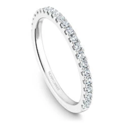 Noam Carver White Gold Diamond Engagement Ring Setting (0.31 CTW) -DIAMOND JEWELRY SHOP b101 01b