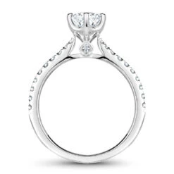 Noam Carver White Gold 6-Prong Diamond Engagement Ring Setting (0.27 CTW) -DIAMOND JEWELRY SHOP b142 17a side ad3c0f42 091b 419d ad2c 5811bb652170
