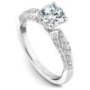 Noam Carver White Gold 3-sided Channel Set Diamond Engagement Ring Setting (0.55 CTW) 1 Noam Carver White Gold 3-sided Channel Set Diamond Engagement Ring Setting (0.55 CTW) -DIAMOND JEWELRY SHOP b202 01a standing