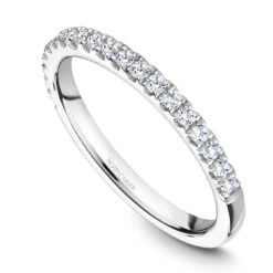 Noam Carver White Gold Diamond Engagement Ring Setting (0.28 CTW) -DIAMOND JEWELRY SHOP b231 02wb