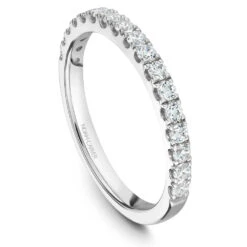 Noam Carver White Gold 6-Prong Solitaire Engagement Ring Setting -DIAMOND JEWELRY SHOP b245 01b