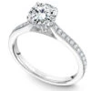 Noam Carver White Gold Channel Set Diamond Engagement Ring Setting (0.30 CTW) 2 Noam Carver White Gold Channel Set Diamond Engagement Ring Setting (0.30 CTW) -DIAMOND JEWELRY SHOP b253 01a standing
