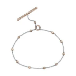 14K Two Toned Bracelet (0.20 CTW)