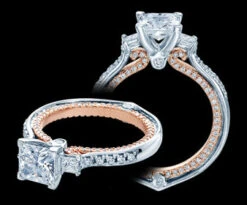 Verragio Couture Princess Diamond Engagement Ring Setting (0.65 CTW)