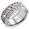 CARLEX G3 Mens Wedding Band CX3-0025YWW -DIAMOND JEWELRY SHOP cx3 0025yww