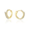 Tacori Pear Diamond Hoop Earrings -DIAMOND JEWELRY SHOP fe831y