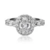 Christopher Designs Crisscut Engagement Ring (0.88 CTW) -DIAMOND JEWELRY SHOP g52 ov100