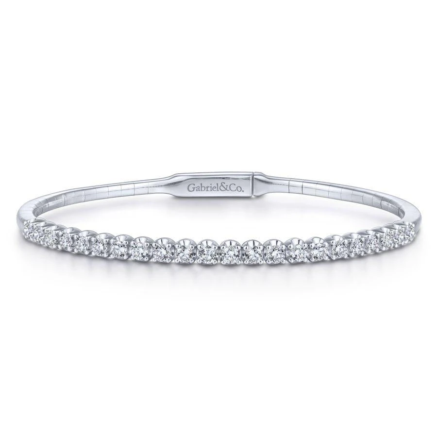 Gabriel & Co. Demure White Gold Bracelet (0.99 CTW) 3 Gabriel & Co. Demure White Gold Bracelet (0.99 CTW)