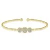 Gabriel & Co. Bujukan Yellow Gold Bracelet (0.34 CTW) -DIAMOND JEWELRY SHOP gabriel bg4114 65y45jj 1