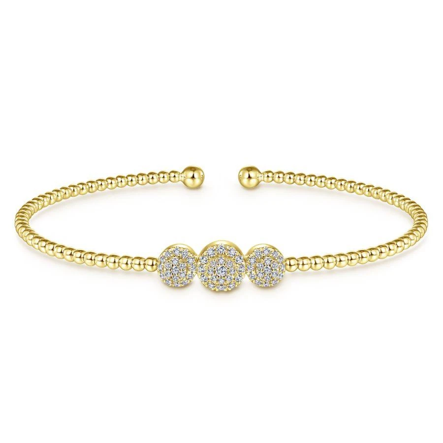 Gabriel & Co. Bujukan Yellow Gold Bracelet (0.34 CTW) 3 Gabriel & Co. Bujukan Yellow Gold Bracelet (0.34 CTW)