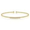 Gabriel & Co. Bujukan Yellow Gold Bracelet (0.14 CTW) -DIAMOND JEWELRY SHOP gabriel bg4116 65y45jj 1