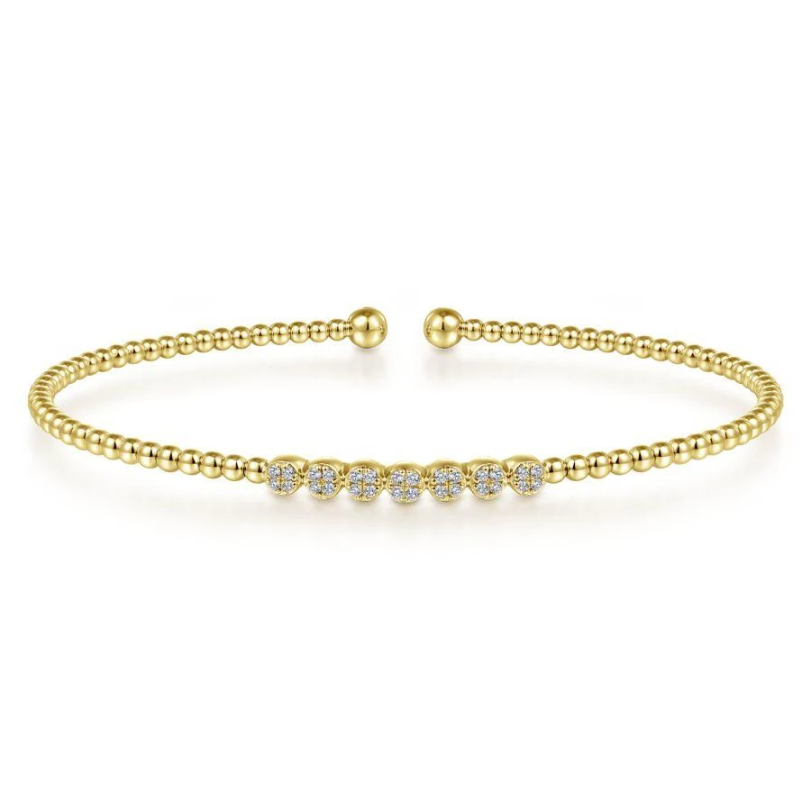 Gabriel & Co. Bujukan Yellow Gold Bracelet (0.14 CTW) 3 Gabriel & Co. Bujukan Yellow Gold Bracelet (0.14 CTW)
