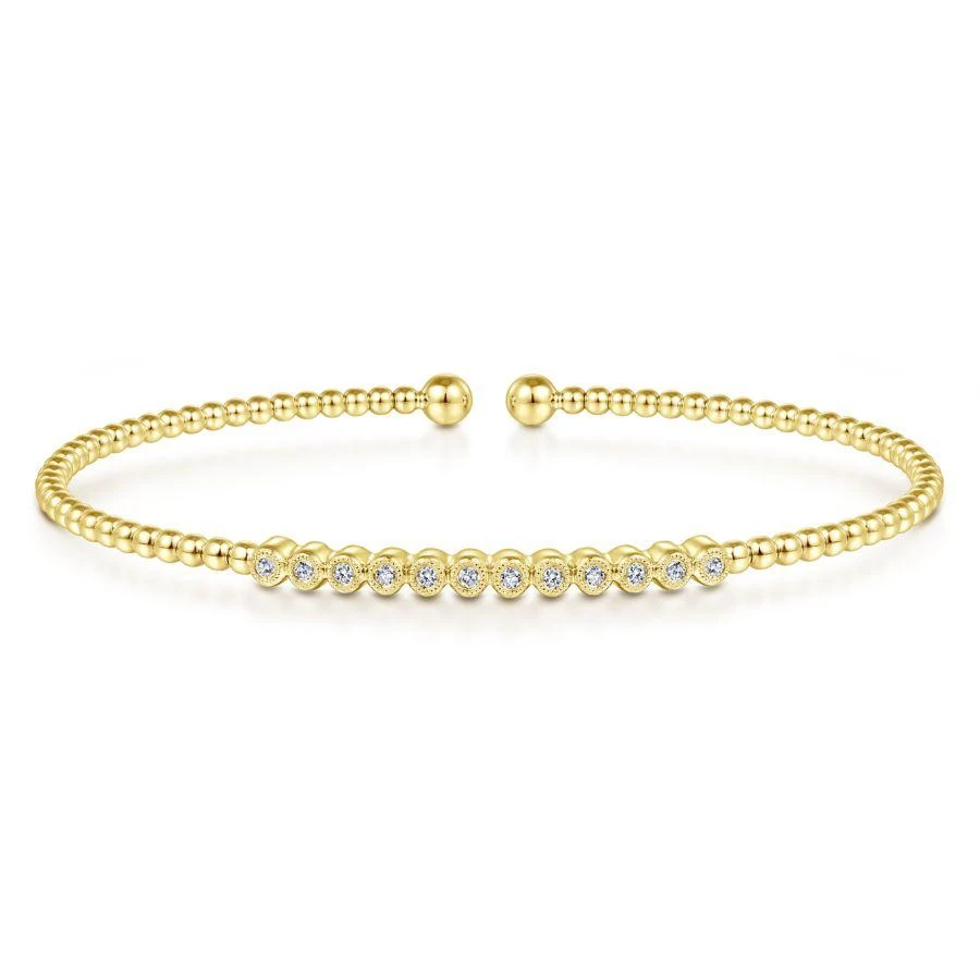Gabriel & Co. Bujukan Yellow Gold Bracelet (0.15 CTW) 3 Gabriel & Co. Bujukan Yellow Gold Bracelet (0.15 CTW)