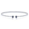 Gabriel & Co. Bujukan White Gold Bracelet (0.12 CTW)
