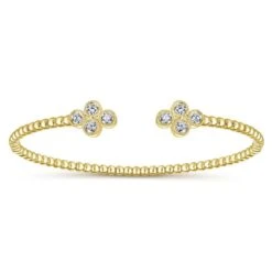 Gabriel & Co. Bujukan Yellow Gold Bracelet (0.41 CTW)