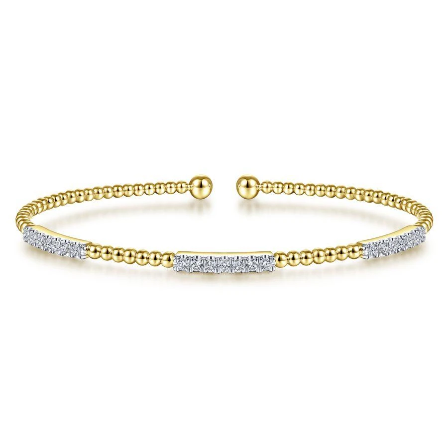 Gabriel & Co. Bujukan Yellow Gold Bracelet (0.46 CTW) 3 Gabriel & Co. Bujukan Yellow Gold Bracelet (0.46 CTW)
