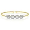Gabriel & Co. Bujukan Yellow Gold Bracelet (0.59 CTW) -DIAMOND JEWELRY SHOP gabriel bg4229 65y45jj 1