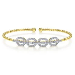 Gabriel & Co. Bujukan Yellow Gold Bracelet (0.59 CTW)