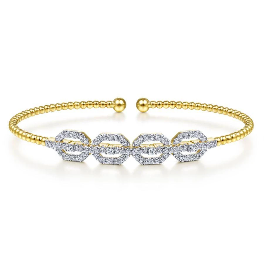 Gabriel & Co. Bujukan Yellow Gold Bracelet (0.59 CTW) 3 Gabriel & Co. Bujukan Yellow Gold Bracelet (0.59 CTW)
