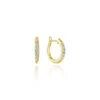 Gabriel & Co. Lusso Yellow Gold Earrings (0.22 CTW) -DIAMOND JEWELRY SHOP gabriel eg13327y45jj 1