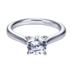 Gabriel Bridal Collection White Gold Solitaire Engagement Ring