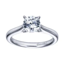 Gabriel Bridal Collection White Gold Solitaire Engagement Ring 11 Gabriel Bridal Collection White Gold Solitaire Engagement Ring -DIAMOND JEWELRY SHOP gabriel er6685w4jjj 5