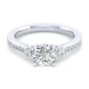 Gabriel Contemporary Collection White Gold 3-Stone Engagement Ring (0.42 CTW) -DIAMOND JEWELRY SHOP gabriel er7473w44jj 1
