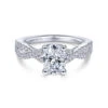 Gabriel Contemporary Collection White Gold Twisted Engagement Ring (0.22 CTW) 2 Gabriel Contemporary Collection White Gold Twisted Engagement Ring (0.22 CTW) -DIAMOND JEWELRY SHOP gabriel er7546o4w44jj 1