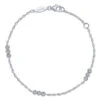 Gabriel & Co. Endless Diamonds White Gold Bracelet (0.09 CTW) -DIAMOND JEWELRY SHOP gabriel tb4208w45jj 1