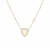 14K Yellow Gold Opal & Diamond Heart Necklace 2.59TGW 2 14K Yellow Gold Opal & Diamond Heart Necklace 2.59TGW -DIAMOND JEWELRY SHOP h2ySd3UA