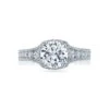 Tacori 18k White Gold Reverse Crescent Round Diamond Engagement Ring Setting (0.8 CTW) 2 Tacori 18k White Gold Reverse Crescent Round Diamond Engagement Ring Setting (0.8 CTW) -DIAMOND JEWELRY SHOP ht2515rd812x 10