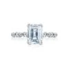 Tacori 18k White Gold Petite Crescent Engagement Ring Setting (0.39 CTW) -DIAMOND JEWELRY SHOP ht2558ec85x65 10
