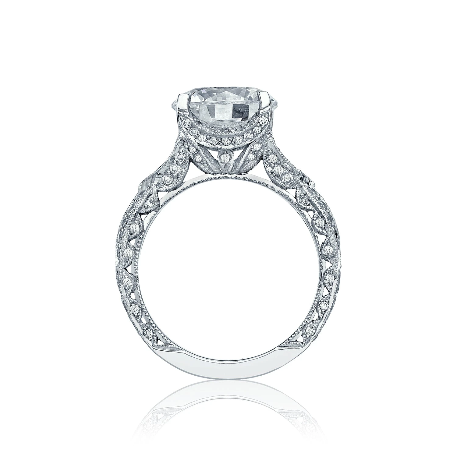 Tacori Platinum RoyalT Round Diamond Engagement Ring Setting (0.87 CTW) 4 Tacori Platinum RoyalT Round Diamond Engagement Ring Setting (0.87 CTW) - Image 2