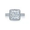 Tacori Platinum RoyalT Princess Diamond Engagement Ring Setting (1.35 CTW) -DIAMOND JEWELRY SHOP ht2607pr85 10