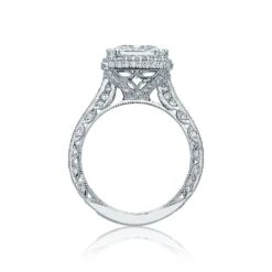 Tacori Platinum RoyalT Princess Diamond Engagement Ring Setting (1.35 CTW) 6 Tacori Platinum RoyalT Princess Diamond Engagement Ring Setting (1.35 CTW) -DIAMOND JEWELRY SHOP ht2607pr85 20