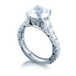 Tacori Platinum RoyalT Round Diamond Engagement Ring Setting (1.65 CTW) 9 Tacori Platinum RoyalT Round Diamond Engagement Ring Setting (1.65 CTW) -DIAMOND JEWELRY SHOP ht2623rd9 50