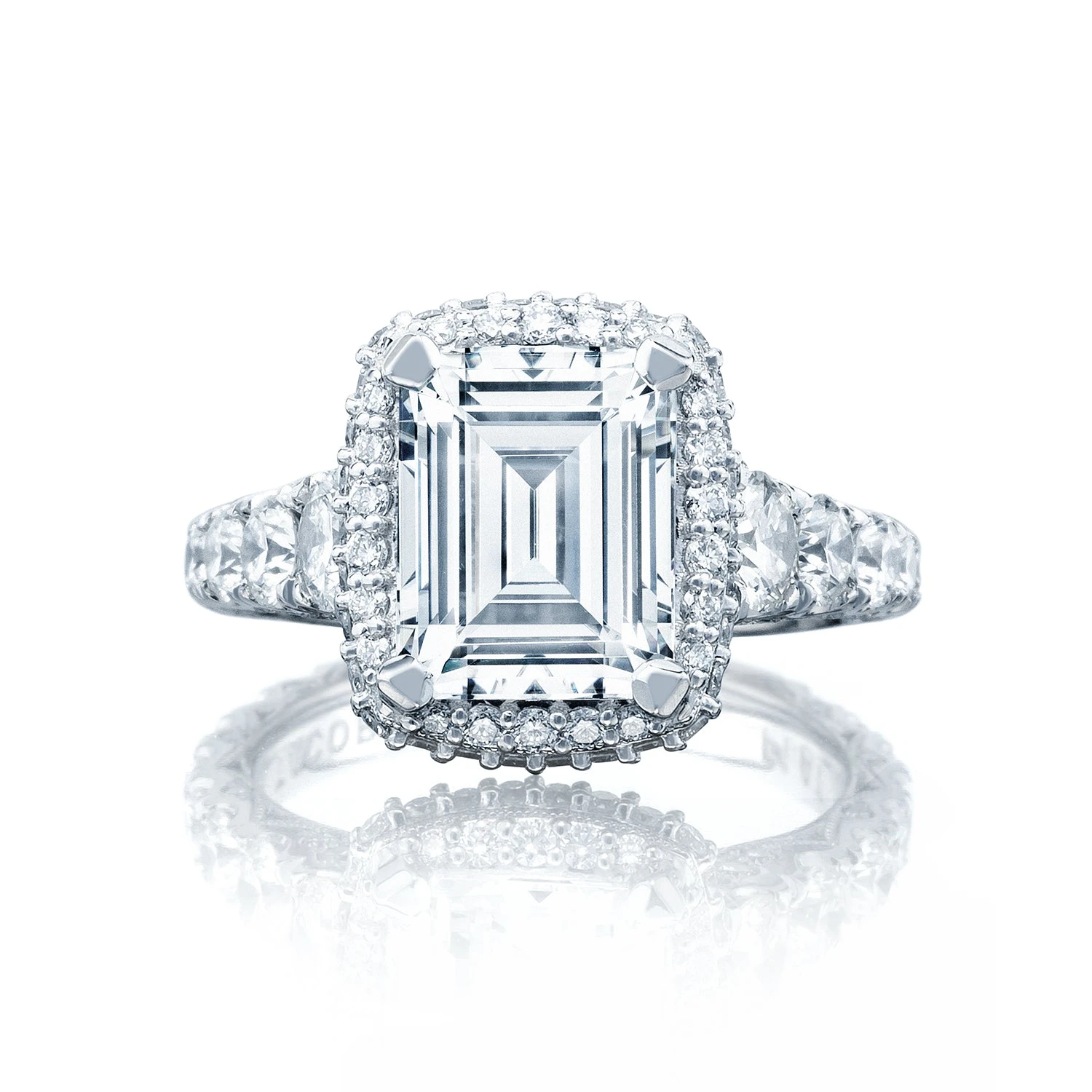 Tacori Platinum RoyalT Engagement Ring Setting (1.95 CTW) 3 Tacori Platinum RoyalT Engagement Ring Setting (1.95 CTW)
