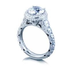 Tacori Platinum RoyalT Round Diamond Engagement Ring Setting (1.92 CTW) 9 Tacori Platinum RoyalT Round Diamond Engagement Ring Setting (1.92 CTW) -DIAMOND JEWELRY SHOP ht2624rd85 50