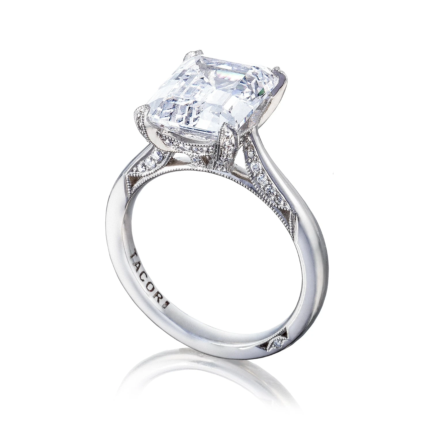 Tacori Platinum RoyalT Engagement Ring Setting (0.22 CTW) 5 Tacori Platinum RoyalT Engagement Ring Setting (0.22 CTW) - Image 3