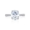 Tacori Platinum RoyalT Oval Diamond Engagement Ring Setting (0.75 CTW) 2 Tacori Platinum RoyalT Oval Diamond Engagement Ring Setting (0.75 CTW) -DIAMOND JEWELRY SHOP ht2626ov10x85 10