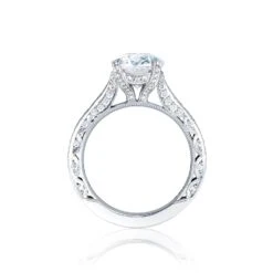 Tacori Platinum RoyalT Oval Diamond Engagement Ring Setting (0.75 CTW) 6 Tacori Platinum RoyalT Oval Diamond Engagement Ring Setting (0.75 CTW) -DIAMOND JEWELRY SHOP ht2626ov10x85 20