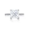 Tacori Platinum RoyalT Princess Diamond Engagement Ring Setting (0.47 CTW)
