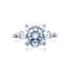 Tacori Platinum RoyalT Round Diamond Engagement Ring Setting (0.84 CTW) 1 Tacori Platinum RoyalT Round Diamond Engagement Ring Setting (0.84 CTW) -DIAMOND JEWELRY SHOP ht2628rd10 10
